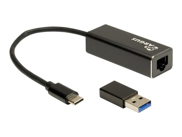 Inter-Tech IT-732 - Nettverksadapter - USB 3.0 - 2.5GBase-T x 1 Grå