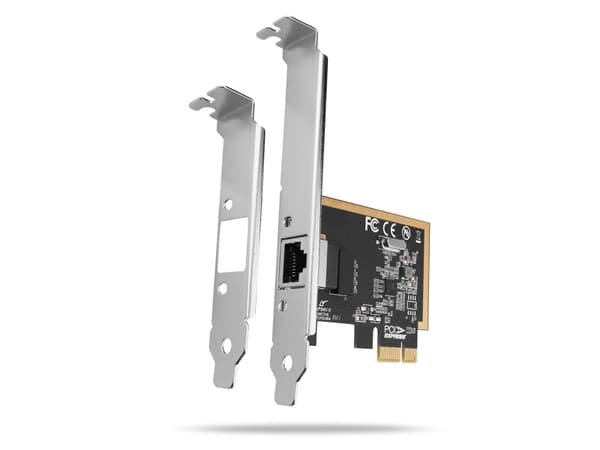 Axagon PCEE-GRF, Intern, Koblet med ledninger (ikke trådløs), PCI Express, Ethernet, 1000 Mbit/s