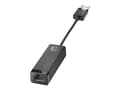 Miniatyrbild 1 av 5: HP USB 3.0 to RJ45 Adapter G2 - Nätverksadapter - USB 3.0 - Gigabit Ethernet x 1 - för HP 245 G10 Notebook, 250 G9 Notebook; Fortis 11 G9 Q Chromeboo