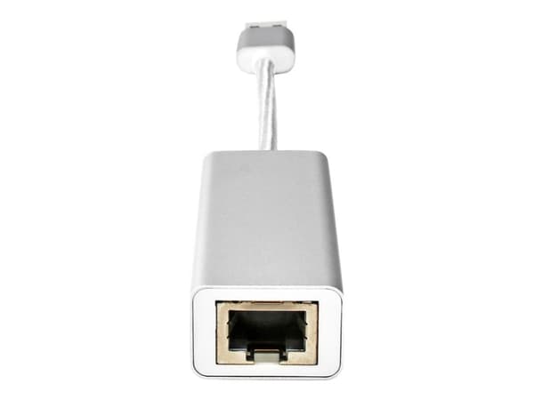 Nedis - Nätverks-/USB-adapter - USB 3.2 Gen 1 - Gigabit Ethernet x 1 - silver