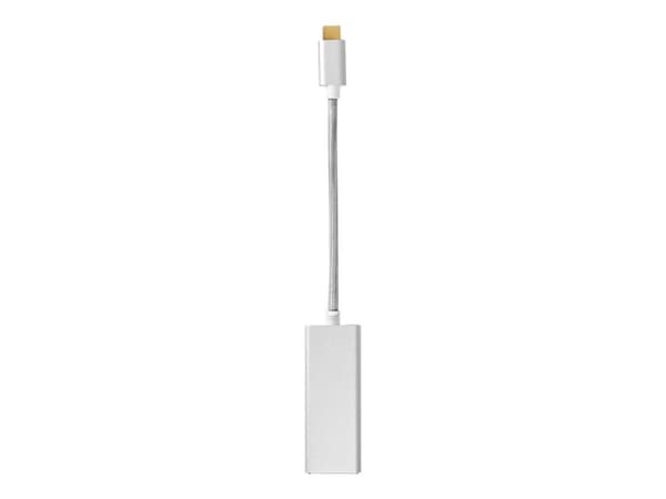 Nedis - Nätverks-/USB-adapter - USB-C 3.2 Gen 1 - Gigabit Ethernet x 1 - silver