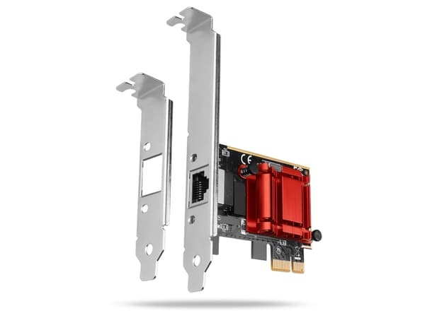 Axagon PCEE-GIX, Intern, Koblet med ledninger (ikke trådløs), PCI Express, Ethernet, 1000 Mbit/s