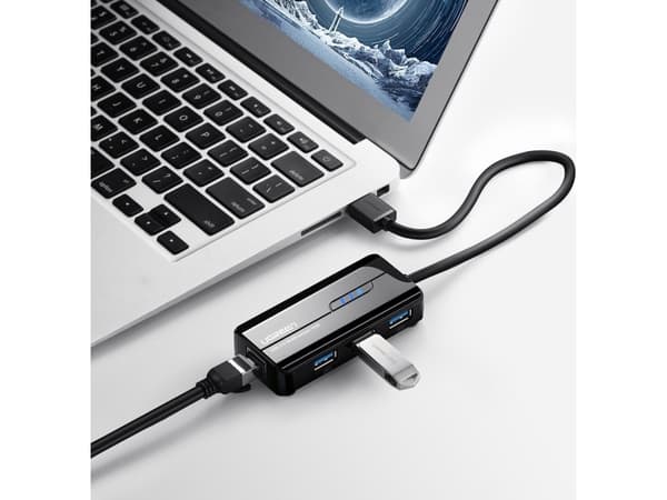 Ugreen 20265, Koblet med ledninger (ikke trådløs), USB, Ethernet, 1000 Mbit/s