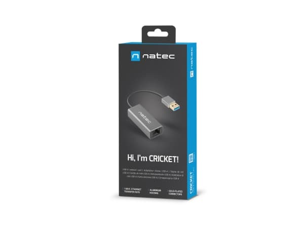 NATEC Cricket USB 3.0, RJ-45