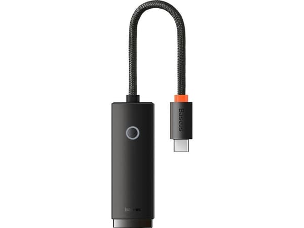 Baseus Lite Series USB-C til RJ45 nettverksadapter (svart)