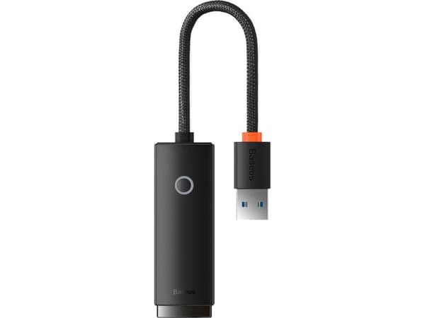 Baseus Lite Series USB til RJ45 nettverksadapter (svart)