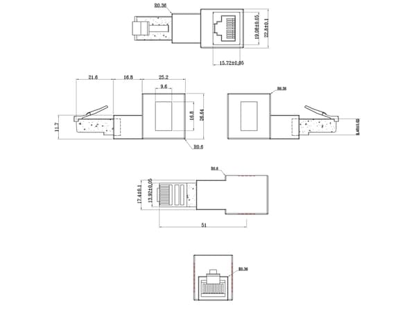 InLine 69991A, Koblet med ledninger (ikke trådløs), Ethernet extension Gen 2, Ethernet, 10000 Mbit/s, Sort