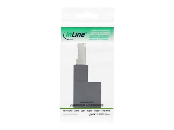 InLine 69991A, Koblet med ledninger (ikke trådløs), Ethernet extension Gen 2, Ethernet, 10000 Mbit/s, Sort