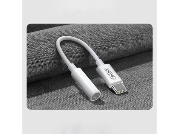Joyroom adapter headphone adapter 3.5 mm mini jack (female) - USB Type C (male) white (SH-C1)