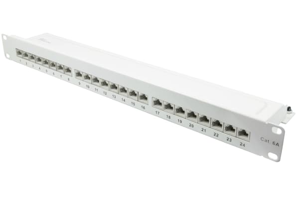 Alcasa GC-N0146, 10 Gigabit Ethernet, RJ-45, Cat6a, S/UTP (STP), 22/26, Hvit Hvit
