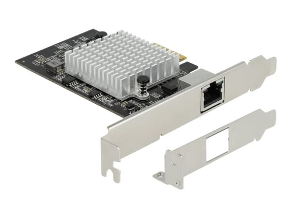 Delock - Nettverksadapter - PCIe 3.0 x2 lav profil - 10M/100M/1G/2.5G/5G/10 Gigabit Ethernet