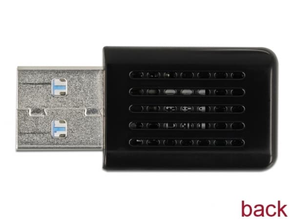 Delock Micro Stick 867 - Nätverksadapter - USB 3.0 - Wi-Fi 5 - svart