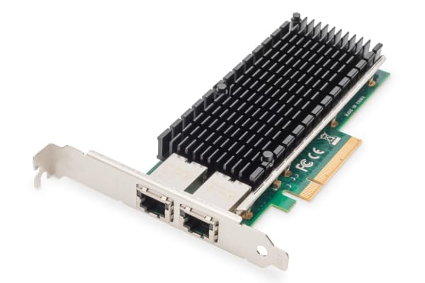 DIGITUS - Nettverksadapter - PCIe - 10 Gigabit Ethernet x 2