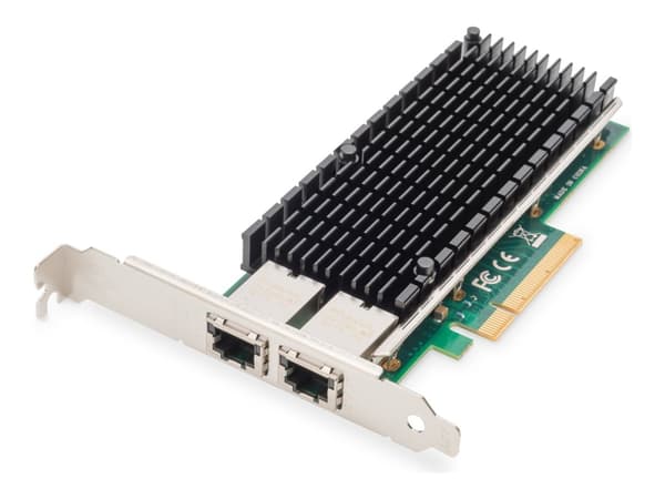 DIGITUS - Nettverksadapter - PCIe - 10 Gigabit Ethernet x 2