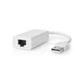 Miniatyrbilde 4 av 5: Nedis USB-nettverkskort | USB 2.0 | 100 Mbps | USB-A Han | RJ45 Hun | 0.20 m | Rund | Gull belagt / Nikkel belagt | Bare kobber | Hvit | Boks
