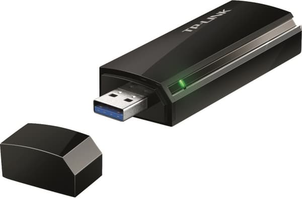TP-Link AC1200 Trådlös nätverksadapter 1200 Mbps USB 3,0/2,0 Sort