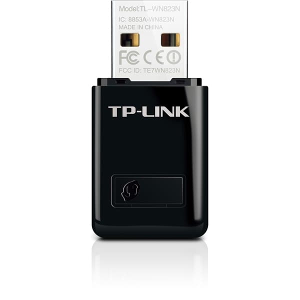 TP-LINK Trådlöst nätverkskort 300Mbps USB 802.11n Sort