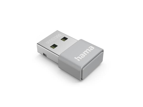 Hama 00053309, Trådlös, USB, WLAN, 150 Mbit/s, Grå Grå