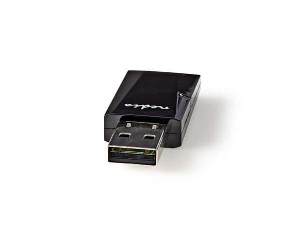 Nedis WSNWM300BK, Trådløs, USB, WLAN, 300 Mbit/s, Sort