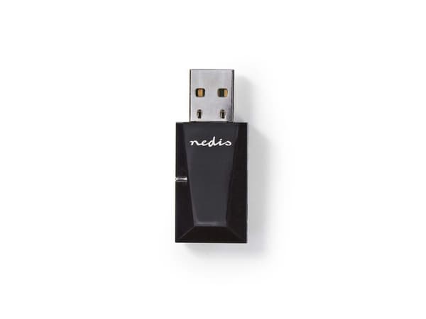 Nedis WSNWM300BK, Trådløs, USB, WLAN, 300 Mbit/s, Sort