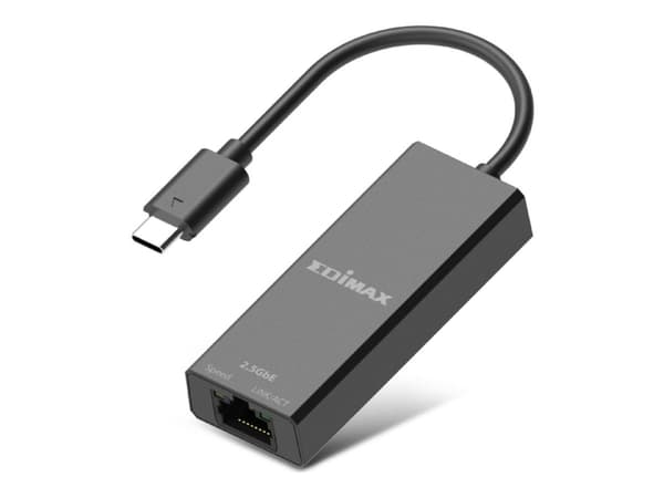 Edimax EU-4307 V2 - Nettverksadapter - USB-C 3.1 - 100M/1G/2.5G Gigabit Ethernet Sort