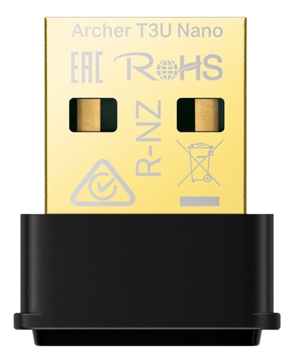 tplink AC1300 Mini Dual Band Wi-Fi USB Adapter Svart