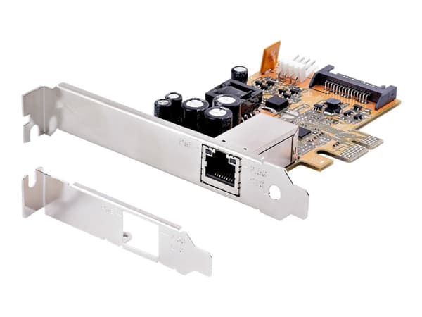 StarTech.com 1 Port 2.5Gbps PoE Network Card, PCIe Ethernet Card w/RJ45 Port, 30W 802.3at PoE NIC for Desktops/Servers, Network PoE LAN Adapter w/Low