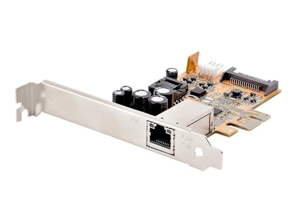 StarTech.com 1 Port 2.5Gbps PoE Network Card, PCIe Ethernet Card w/RJ45 Port, 30W 802.3at PoE NIC for Desktops/Servers, Network PoE LAN Adapter w/Low