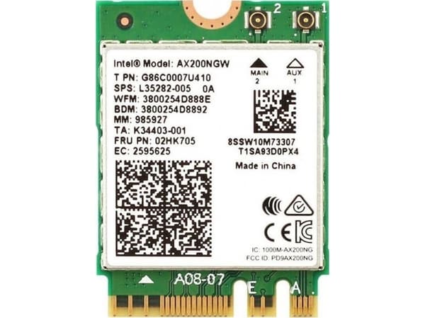 Intel nettverksadapter Intel Wireless-6 AX201.NGWG.NV/ non vPro M.2 2230 (CNVi)