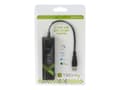 Miniatyrbild 2 av 5: TECHly USB3.0 Gigabit Ethernet Adapter Converter with 3-Port Hub - Nätverksadapter - USB 3.0 - Gigabit Ethernet x 1 + USB 3.0 x 3 - svart