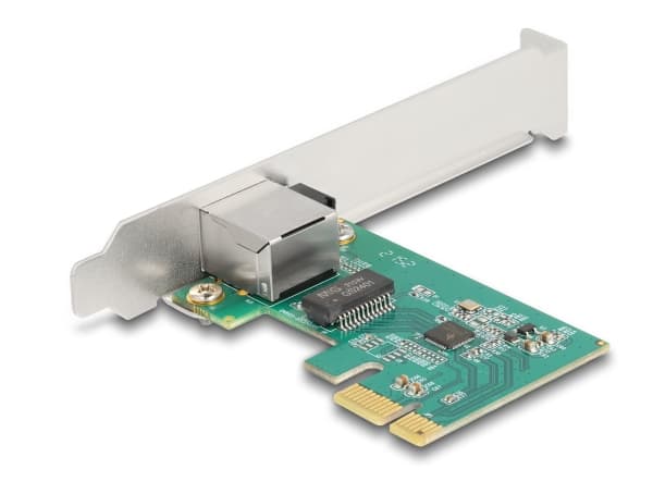 Delock - Nätverksadapter - PCIe 2.1 låg profil - 2.5GBase-T x 1
