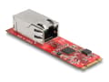 Miniatyrbild 1 av 5: Delock - Nätverksadapter - M.2 2280 - 2.5GBase-T x 1