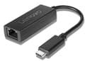Miniatyrbild 5 av 5: Lenovo - Nätverksadapter - USB-C - Gigabit Ethernet x 1 - svart - för IdeaPad 1 14; 3 14; 5 Pro 14; ThinkBook 13x G2 IAP; 14s Yoga G2 IAP; Yoga Slim