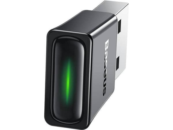 Baseus ZJBA010001, Trådløs, USB, Bluetooth, Sort