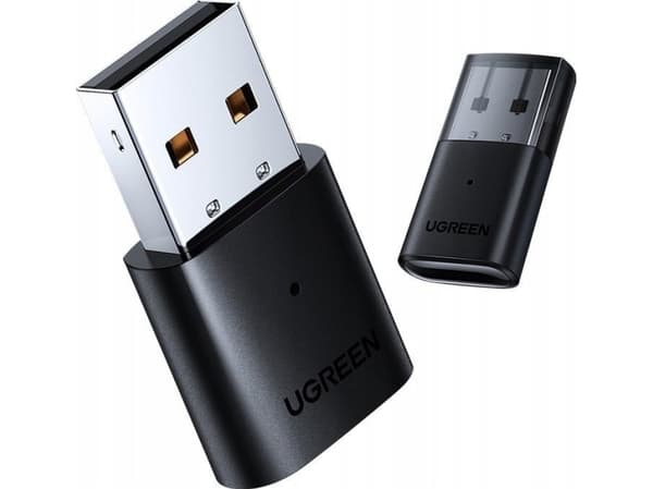 Ugreen - Nätverksadapter - USB 2.0 - Bluetooth 5.0 - svart