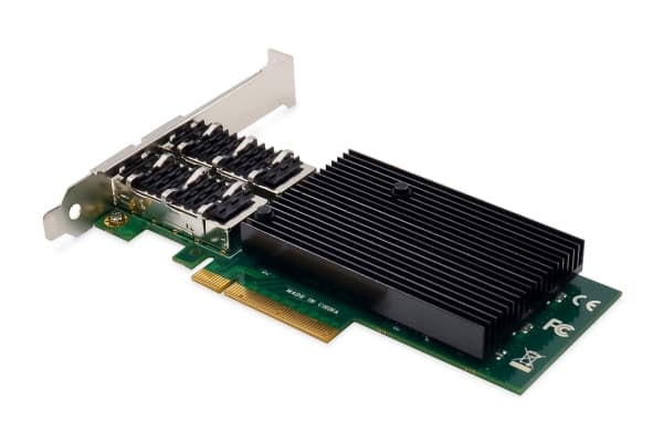 DIGITUS - Nätverksadapter - PCIe 3.0 x8 - 40 Gigabit QSFP+ x 2