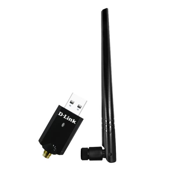 D-LINK AC1300 MU-MIMO Wi-Fi USB Adapter Svart