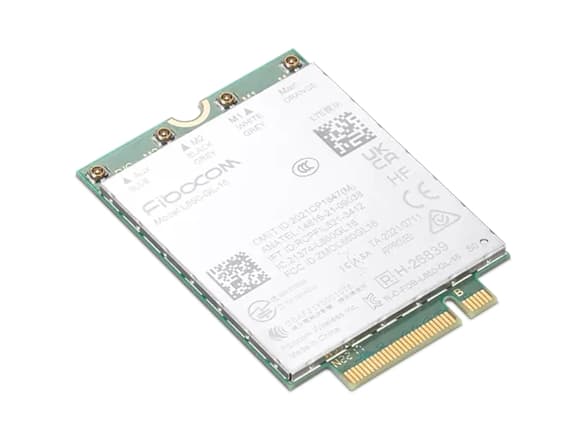 Fibocom L860-GL-16 - Trådløs mobilmodem - 4G LTE - M.2 Card - 1 Gbps - for ThinkPad X1 Yoga Gen 8 21HQ, 21HR