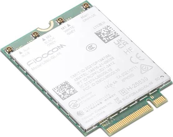 Fibocom L860-GL-16 - Trådløs mobilmodem - 4G LTE - M.2 Card - 1 Gbps - for ThinkPad X1 Yoga Gen 8 21HQ, 21HR
