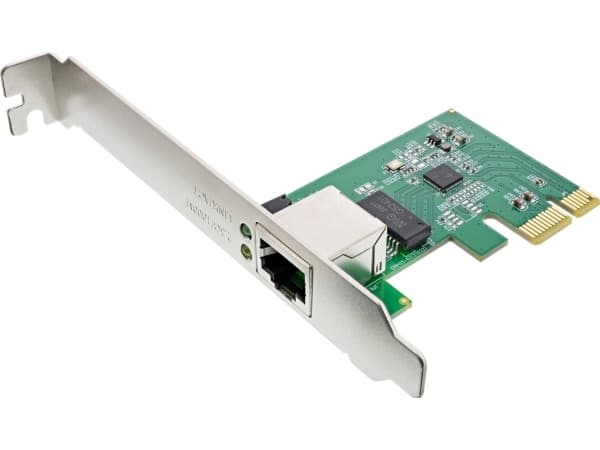 InLine 51125A, Sisäinen, Langallinen, PCI Express, Ethernet, 2500 Mbit/s, Kromi, Vihreä