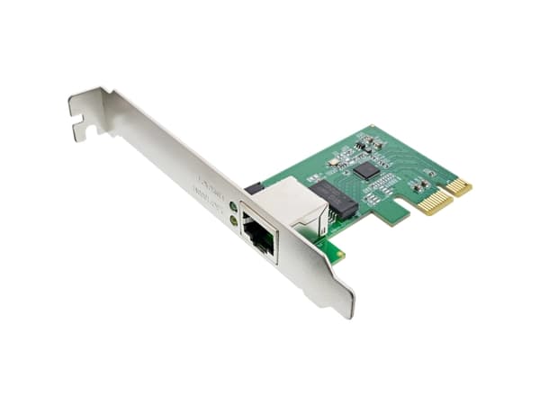 InLine 51125A, Intern, Koblet med ledninger (ikke trådløs), PCI Express, Ethernet, 2500 Mbit/s, Kromfarget, Grønn Kromfarget, Grønn