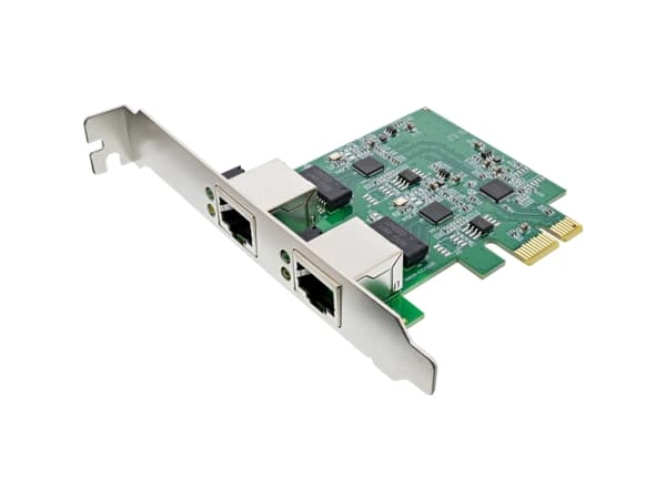 InLine 51126A, Intern, Koblet med ledninger (ikke trådløs), PCI Express, Ethernet, 2500 Mbit/s, Kromfarget, Grønn Kromfarget, Grønn