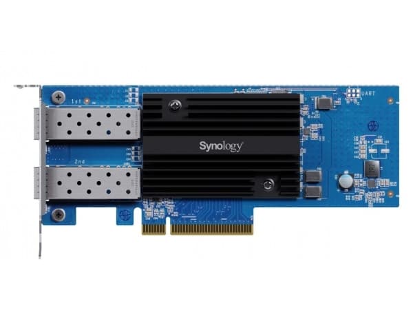 Synology E25G30-F2 - Nätverksadapter - PCIe 3.0 x8 låg profil - 25 Gigabit SFP28 x 2