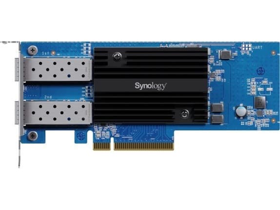Synology E25G30-F2 - Nätverksadapter - PCIe 3.0 x8 låg profil - 25 Gigabit SFP28 x 2