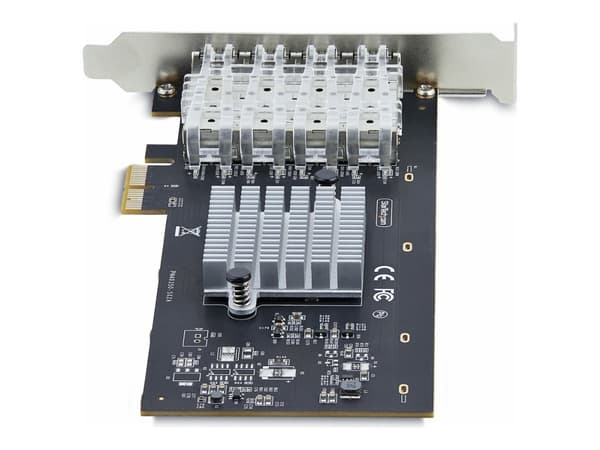 StarTech.com P041GI-NETWORK-CARD, Sisäinen, Langallinen, PCI Express, Kuitu, 1000 Mbit/s, Musta