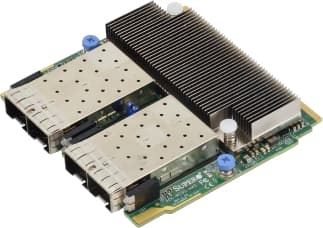 Supermicro AOC-M25G-M4SM, Sisäinen, Langallinen, Ethernet, 25000 Mbit/s musta, Vihreä, Harmaa