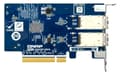 Miniatyrbild 5 av 5: QNAP QXG-25G2SF-E810 - Nätverksadapter - PCIe 4.0 x8 låg profil - 25 Gigabit SFP28 x 2 - för P/N: CAB-DAC15M-SFP28, CAB-DAC30M-SFP28, TRX-10GITSFPP-S
