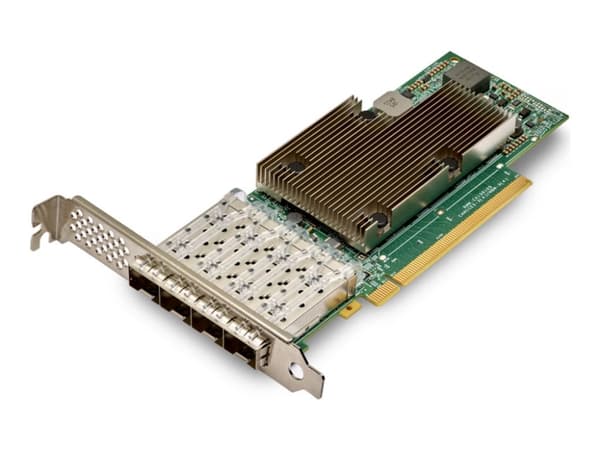 Broadcom 57504 - Nätverksadapter - PCIe 4.0 x16 - 10/25 Gigabit SFP28 x 4