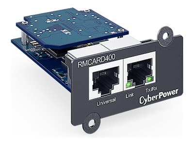 CyberPower RMCARD400 - Adapter for fjernstyrt administrasjon - 1GbE - 1000Base-T - svart