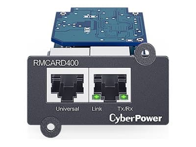 CyberPower RMCARD400 - Adapter for fjernstyrt administrasjon - 1GbE - 1000Base-T - svart
